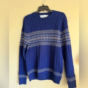 Vntg Winona Knits Sweater 100% Wintuk Yarn Sz M
